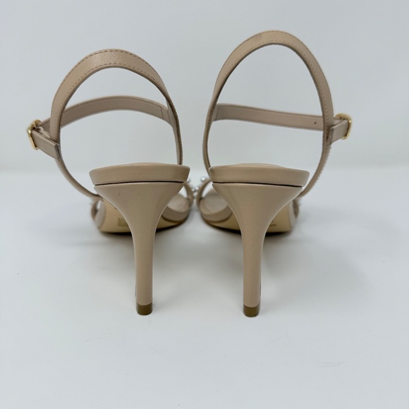 New Stuart Weitzman Dancer Pearl Sandal Nude Sz 6 - Picture 5 of 12